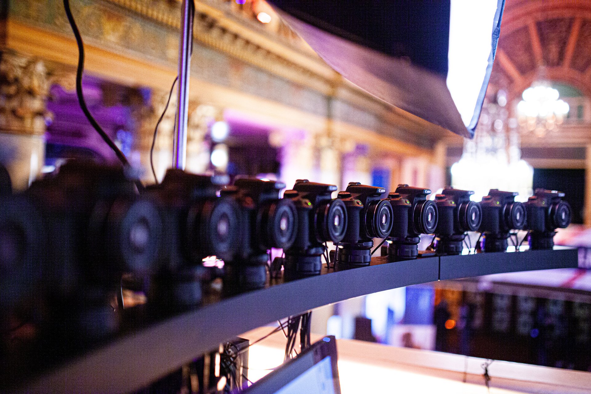Mammoth!’s camera set-up for Quicken Loans Detroit Demo Day. 