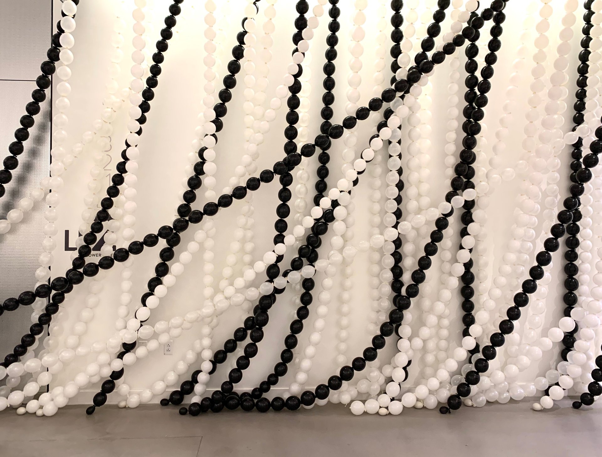 Nordstrom activation made of balloon art by Robert Moy.