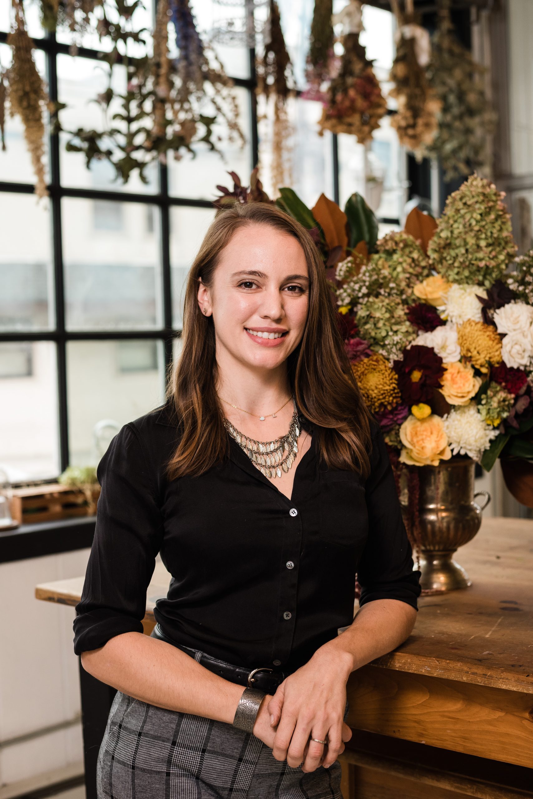 Lindsey Neff, Owner & Head Designer Larkspur Botanicals, Floral Design Company