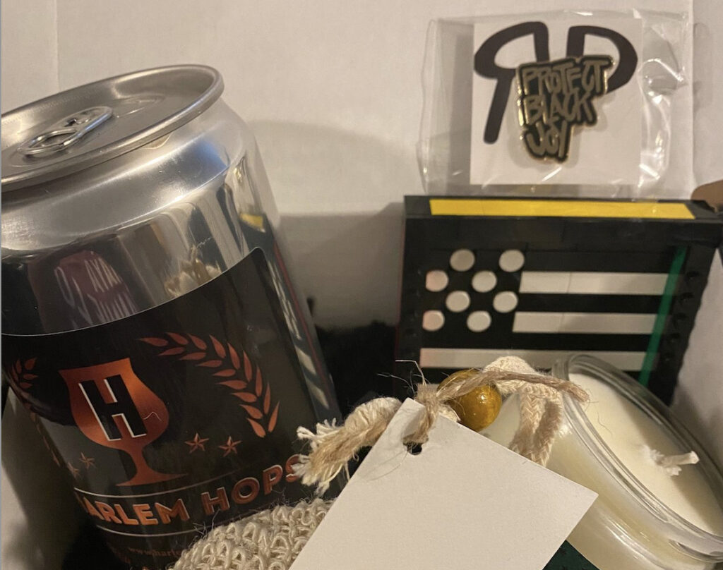 A collection of goodies in a gift box